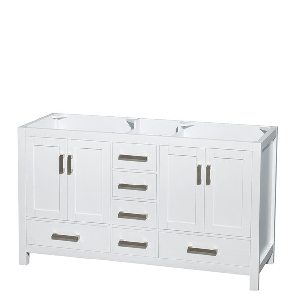 Wyndham Collection Sheffield 59.25" Double Bathroom Vanity Base Only